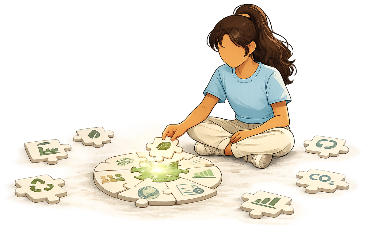 Assembling the pieces of sustainability into a complete picture